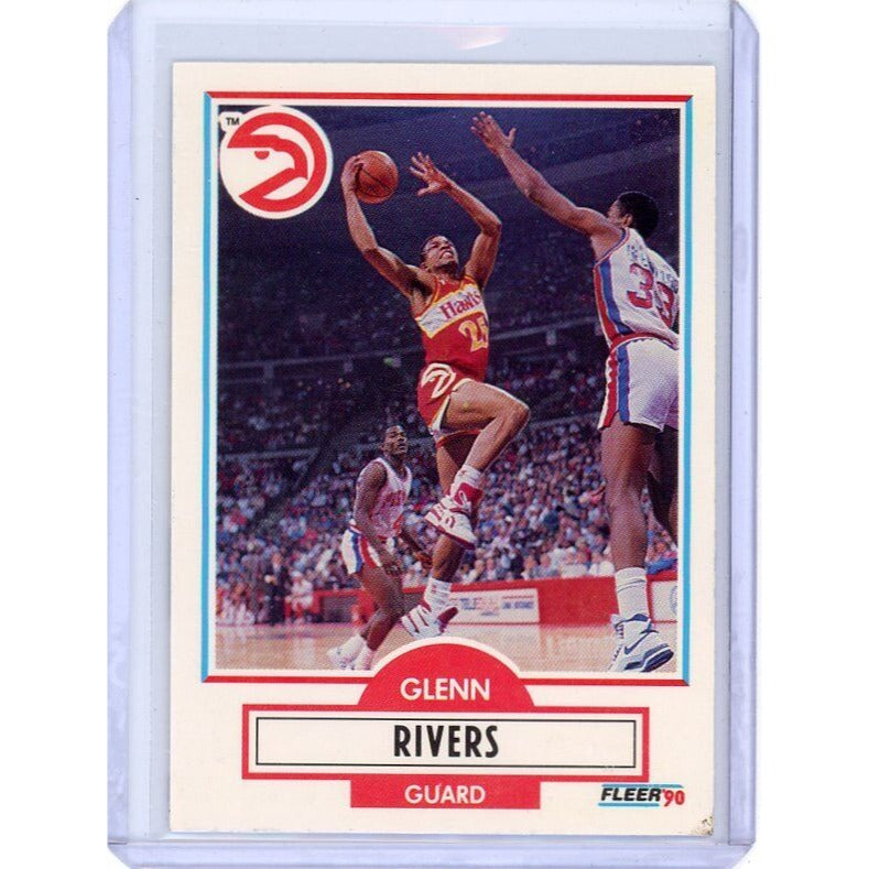 1990-91 Atlanta Hawks Glenn Rivers Fleer Update #U-3