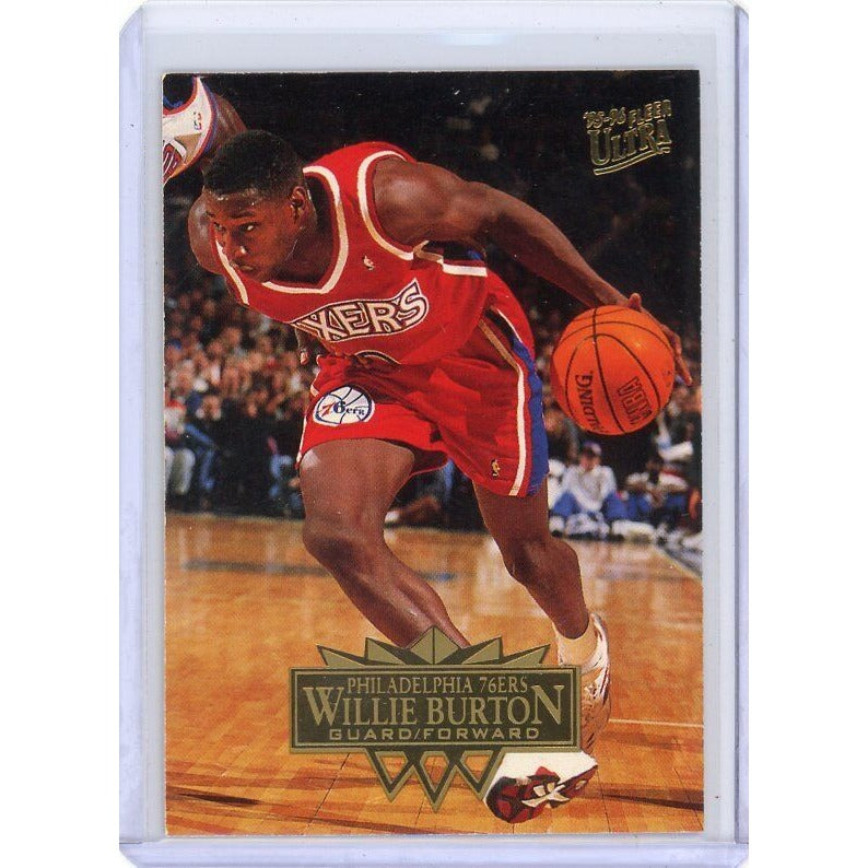 1995-96 Philadelphia 76ers Willie Burton Fleer Ultra #133