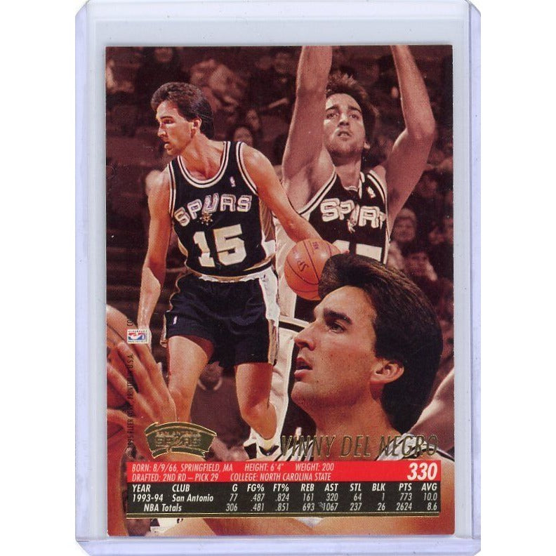 1994-95 San Antonio Spurs Vinny Del Negro Fleer Ultra #330