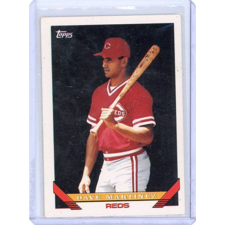 1993 Cincinnati Reds Dave Martinez Topps Inaugural Rockies #671