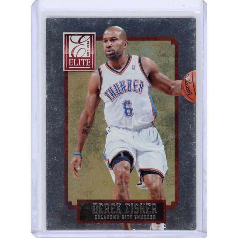 2013-14 Oklahoma City Thunder Derek Fisher Panini Elite #185