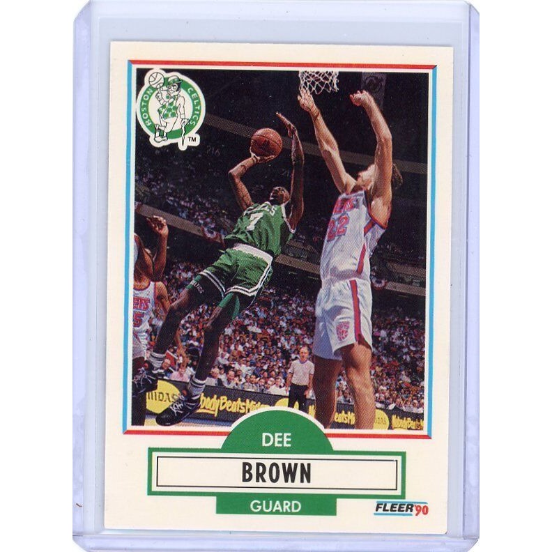 1990-91 Boston Celtics Dee Brown Fleer Update #U-6