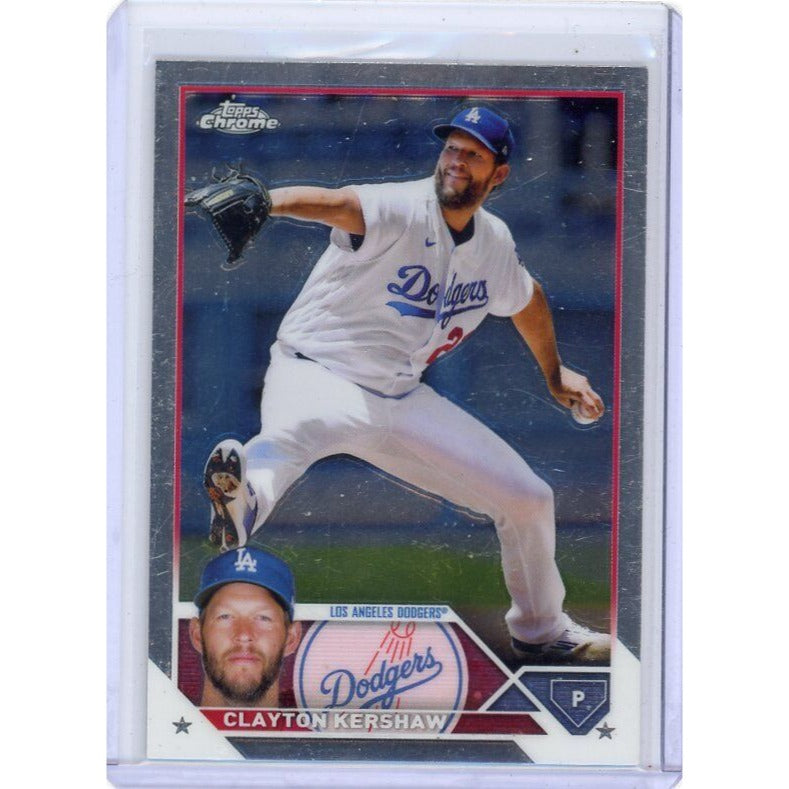 2023 Los Angeles Dodgers Clayton Kershaw Topps Chrome #77