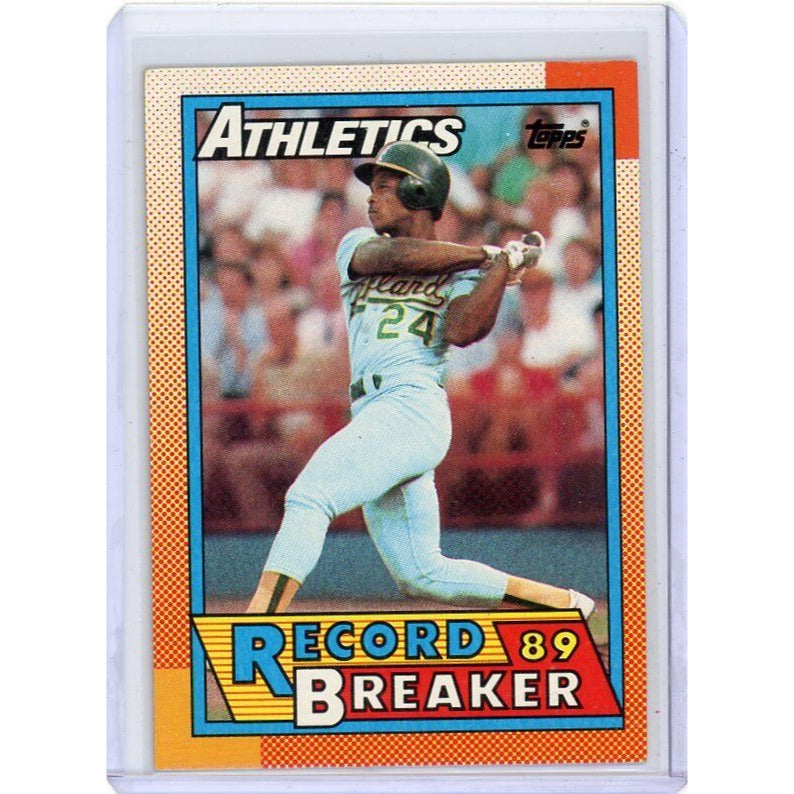 1990 Oakland Athletics Rickey Henderson Topps #7