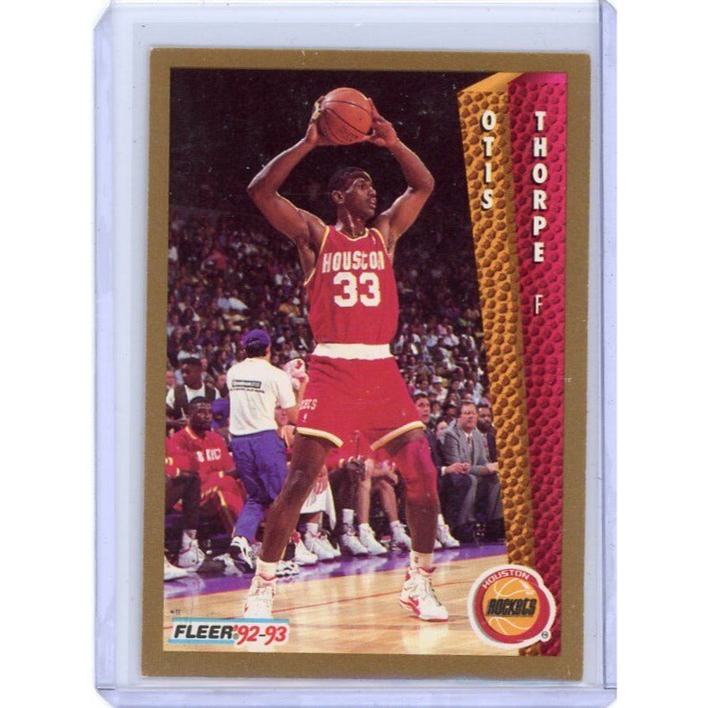 1992-93 Houston Rockets Otis Thorpe Fleer #86